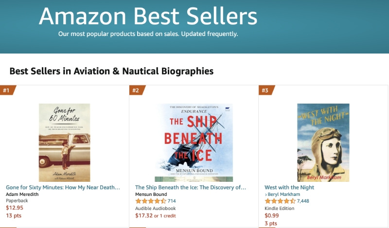 Adam Meredith Best Seller 1