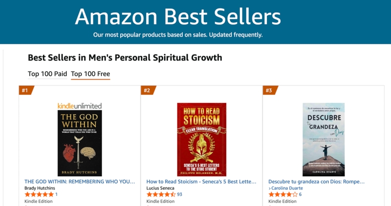 Brady Hutchins The God Within Best Seller Image 1
