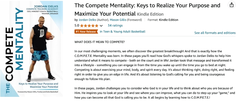Jordan Delks The Compete Mentality Best Seller 5
