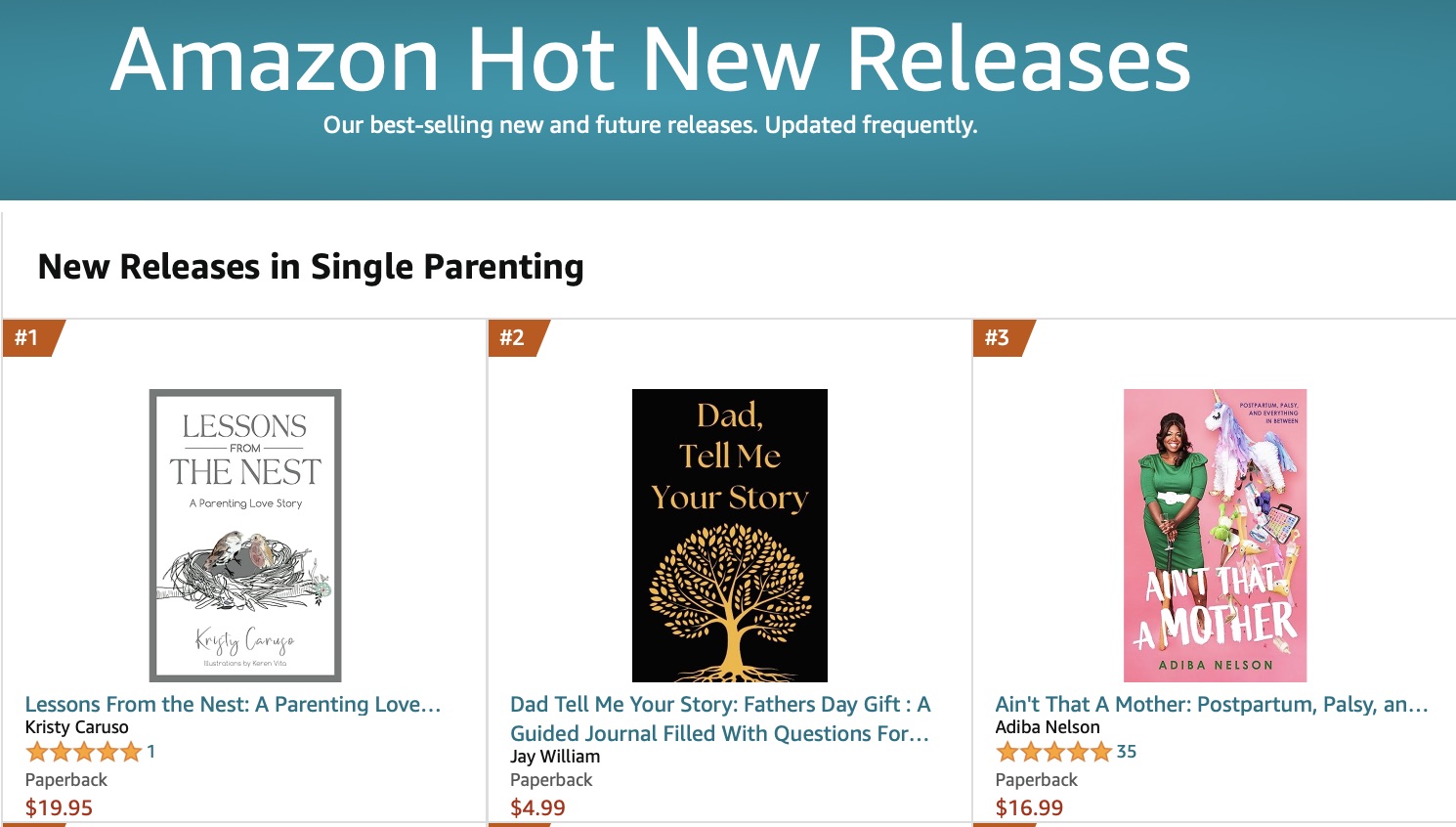 Kristy Caruso Lessons from the Nest Bestseller 04