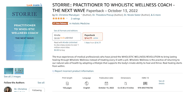 STORRIE- PRACTITIONER TO Christine Manukyan Best Seller 02