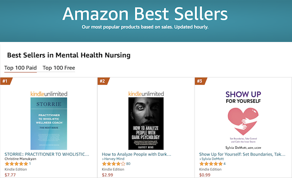 STORRIE- PRACTITIONER TO Christine Manukyan Best Seller 05