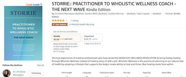 STORRIE- PRACTITIONER TO Christine Manukyan Best Seller 07