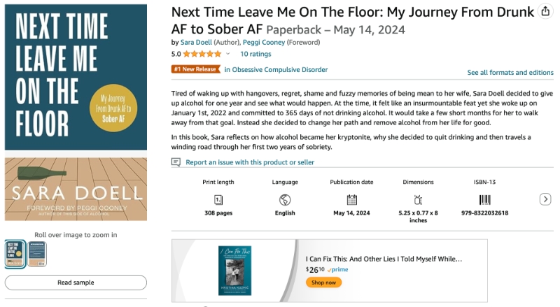 Sara Doell Next Time Leave Me On The Floor Bestseller Image 6