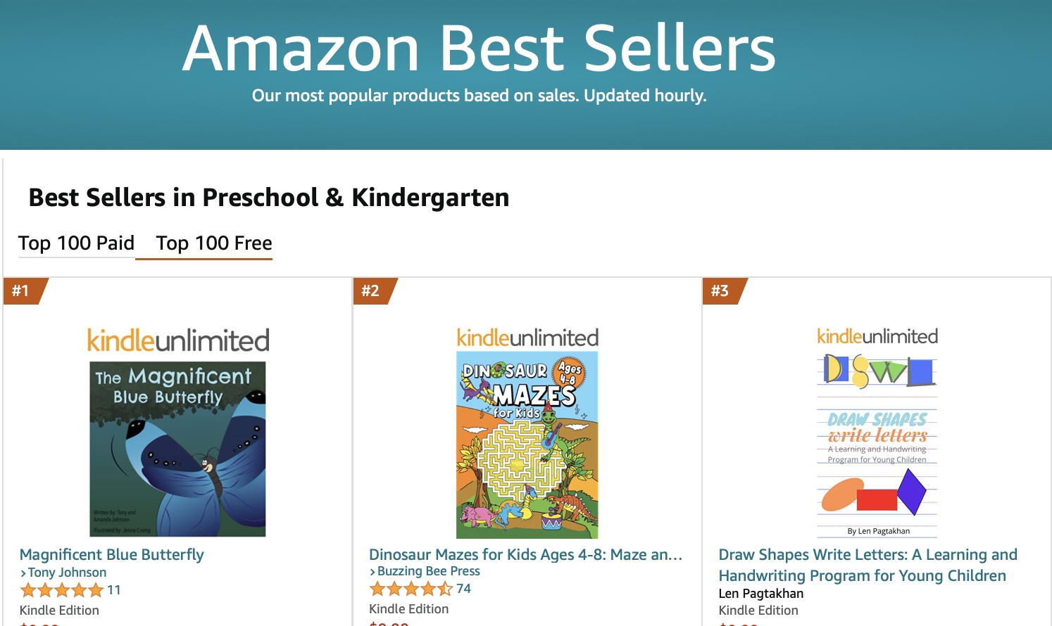 Tony Johnson The Magnificent Blue Butterfly best seller 1
