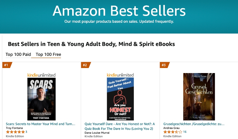 Troy Fontana Scars Best Seller Image 2