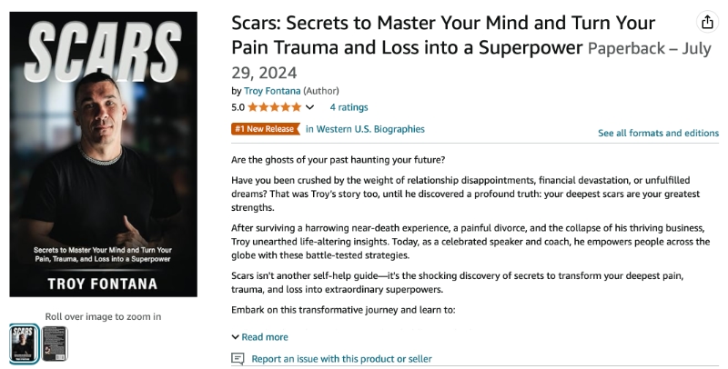 Troy Fontana Scars Best Seller Image 4