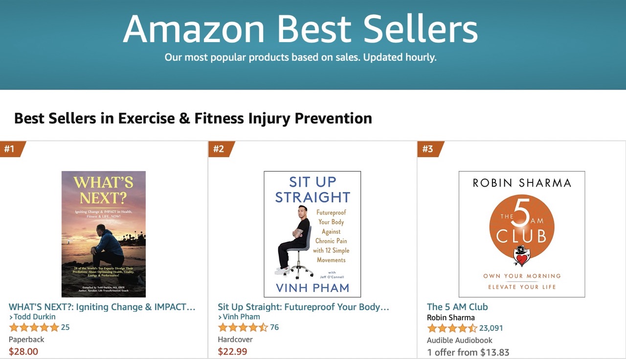 Whats Next Bestseller 06 Large Best Sellers in Exercise and Fitness Injury Prevention